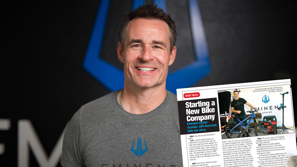 Eminent Cycles' founder Jeff Soncrant tells his story