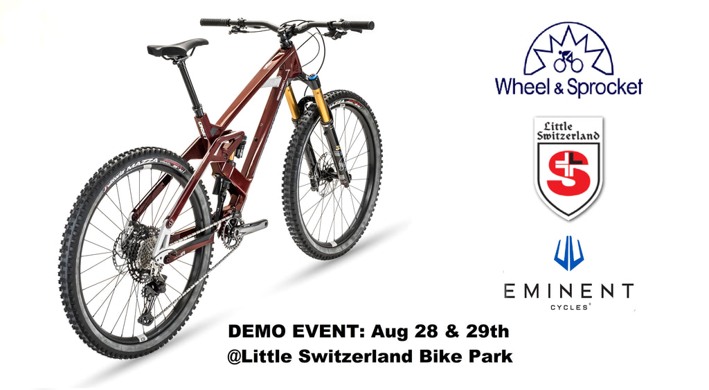 WHEEL & SPROCKET - official MIDWEST dealer + DEMO EVENT Aug 28 & 29